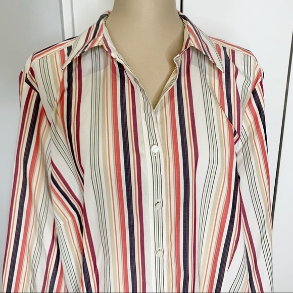 Women’s Plus Size 22 Striped Shirt Tommy Hilfiger Long Sleeve - Picture 4 of 16